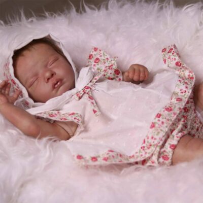 19” Touch Real Cute Lifelike Handmade Silicone Sleeping Reborn Doll SweetHouse Reborns® Ester