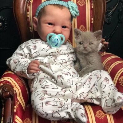 19.5'' Handmade Real Reborn Baby Girl Soft Weighted Doll SweetHouse Reborns® Elaine