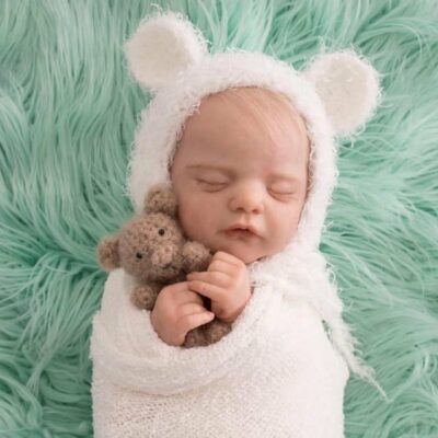 19″ Lifelike Eyes Closed Reborn Doll Newborn Baby Dolls SweetHouse Reborns® Greg