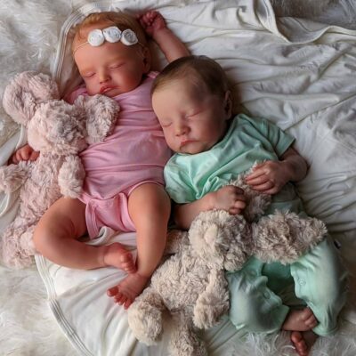20" Truly Lifelike Touch Real Twins Reborn Toddler Dolls SweetHouse Reborns® Albertine & Amabel