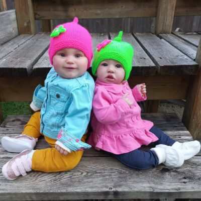 20″ Lifelike Handmade Reborn Girl Doll Real Baby Twins SweetHouse Reborns® Eden & Ella