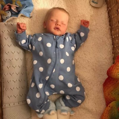 19" Life Size Crafted Newborn Baby Huggable Reborn Baby Doll SweetHouse Reborns® Raymond