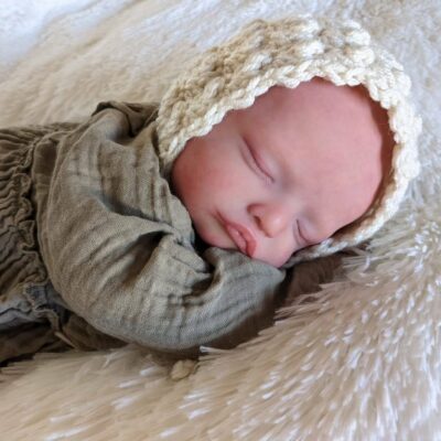 20″ Reborn Adorable Baby Doll Handmade Eyes Closed Reborn Doll SweetHouse Reborns® Nicki