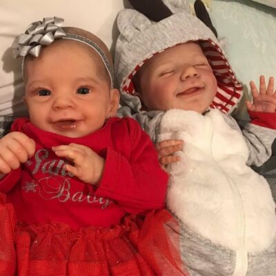 20" Adorable Baby Awake Real Reborn Baby Dolls SweetHouse Reborns® Galen & Gwenda