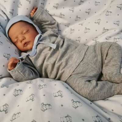 19'' Adorable Reborn Dolls Baby Asleep Best Gift for Children SweetHouse Reborns® Tim