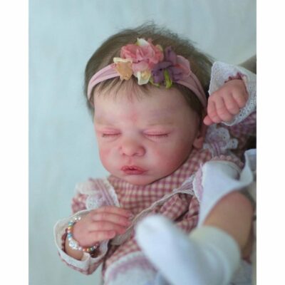 19” Real Lifelike Soft Weighted Body Silicone Sleeping Reborn Baby SweetHouse Reborns® Paula