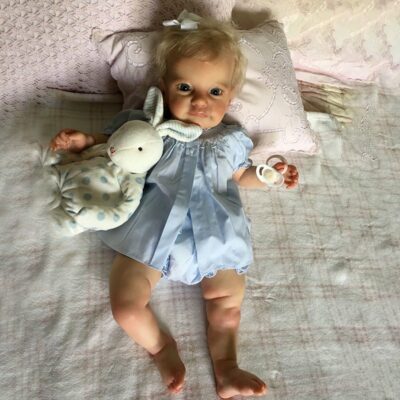 24" Full Body Silicone Cloth Reborn Baby Doll Real Look SweetHouse Reborns® Delfina
