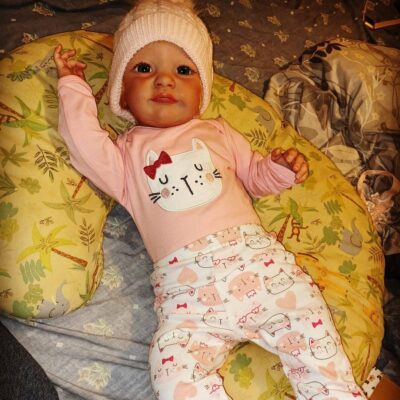 24" Adorable Baby Girl Reborn Silicone Baby Doll SweetHouse Reborns® Melosa