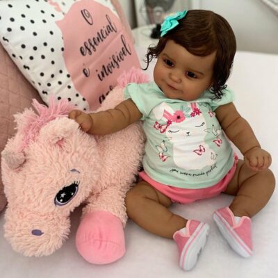 20″ African Baby Girl Beautiful Touch Real Silicone Reborn Doll SweetHouse Reborns® Evangeline