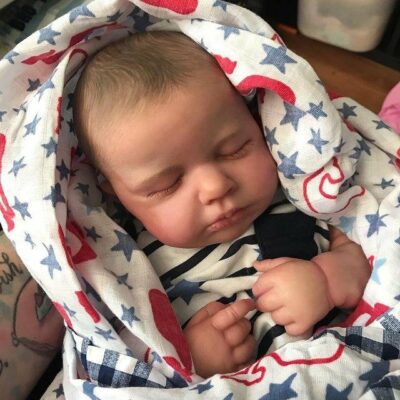 20" Cute Realistic Soft Silicone Sleeping Reborn Baby Girl Doll SweetHouse Reborns® Romaine
