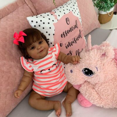 20″ Real Size African American Girl Toddler Handmade Reborn Baby Doll SweetHouse Reborns® Clara