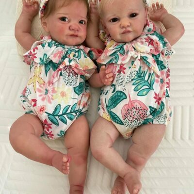 24" Real Size Baby Girl Looking Lifelike Handmade Reborn Doll SweetHouse Reborns® Elida & Enrica