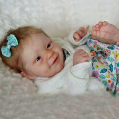 20" Reborn Girl Doll Realistic Silicone Baby Awake Handmade Doll SweetHouse Reborns® Elliana