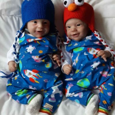 20" Lifelike Real Small Doll Reborn Baby Awake SweetHouse Reborns® Aylin & Jaylin