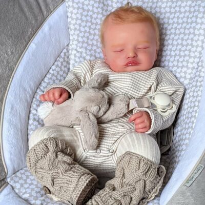 20″ Handmade Lifelike Silicone Sleeping Reborn Doll Gift Set SweetHouse Reborns® Haleigh