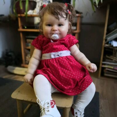 20″ Reborn Cuddly Baby Girl Real Silicone Limb Cloth Body Doll SweetHouse Reborns® Erica