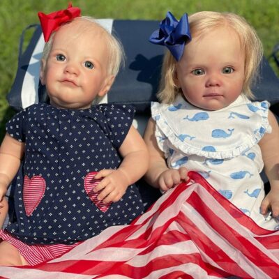 24" Silicone Reborn Dolls Creative Gifts for Kids SweetHouse Reborns® Fabiana & Fabiola