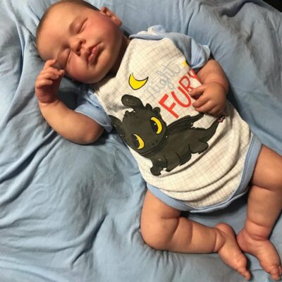 20" Lifelike Look Soft Silicone Baby Asleep Reborn Doll SweetHouse Reborns® Paige