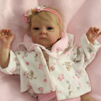 17'' Silicone Vinyl Cute Baby Lifelike Handmade Awake Reborn Doll SweetHouse Reborns® Simona