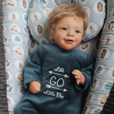 20" Eyes Open Cuddly Reborn Doll Smile Baby Lifelike SweetHouse Reborns® Zaria