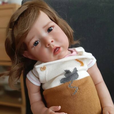 20" Handmade Soft Weighted Vinyl Reborn Dolls Baby Awake SweetHouse Reborns® Charis