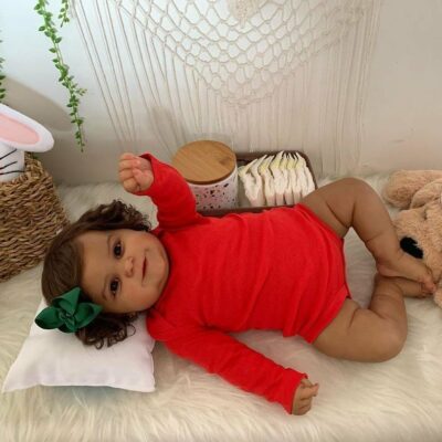 20″ Real Touch Huggable Cute Black Reborn Baby Dolls SweetHouse Reborns® Celeste