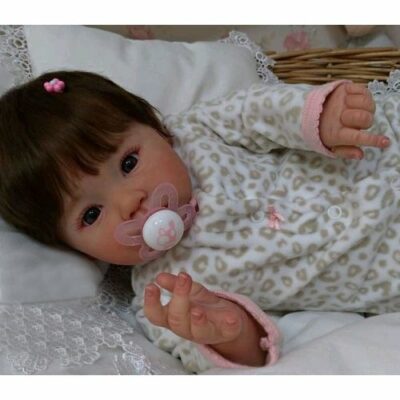 20" Adorable Real Girl Lifelike Awake Silicone Reborn Baby SweetHouse Reborns® Reese