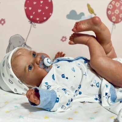 24" Posable Lifelike Soft Touch Silicone Vinyl Reborn Baby Doll SweetHouse Reborns® Blake