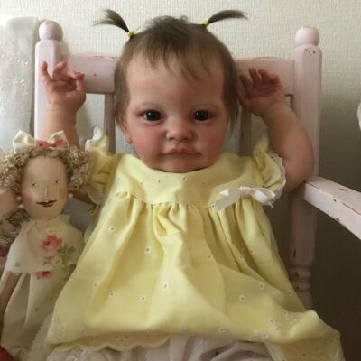 24" Realistic Baby Body Reborn Girl Real Silicone Newborn Baby SweetHouse Reborns® Elvinia