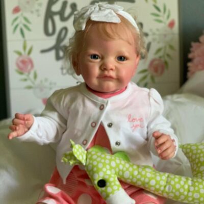 24" Girl Awake Lifelike Handmade Silicone Reborn Baby SweetHouse Reborns® Xaviera
