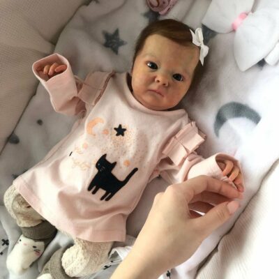 17'' Handmade Real Lifelike Silicone Baby Vinyl Reborn Doll SweetHouse Reborns® Queena