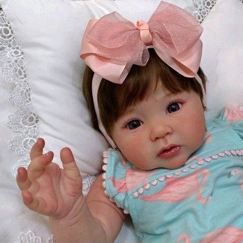 20" Reborn Lifelike Adorable Girl Handmade Real Life Vinyl Baby Doll SweetHouse Reborns® Matilda