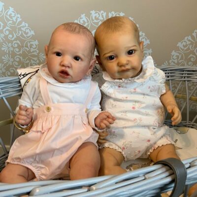 20"/24" Handmade Reborn Silicone Dolls Twin Babies SweetHouse Reborns® Gabriela & Galenia