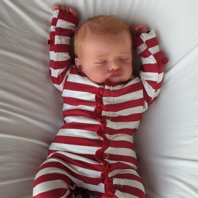 20″ Baby Girl Asleep Soft Truly Lifelike Silicone Reborn Doll SweetHouse Reborns® Delphia