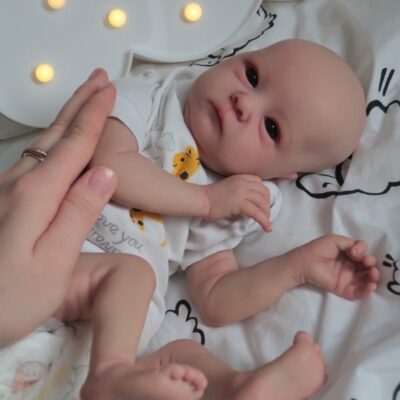 17'' Handmade Awake Reborn Baby Girl Soft Weighted Body Doll SweetHouse Reborns® Kristin